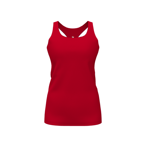 [FT0TRBBK-FEMALE-YOUTH-XS-BLACK-LOGO1] Decker Racerback Tank Top (Female Youth XS, Black, Logo 1)