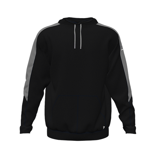 [CUS-DFW-HOOD-FLC-LSL-BLK-YXS-LOGO1] Hoodie (Black, Youth XS)