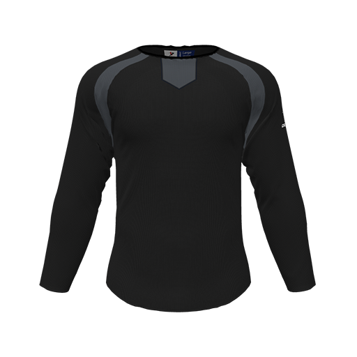 [CUS-DFW-PULL-FLC-CNK-LSL-BLK-AL-LOGO1] Pullover (Adult L, Black, Logo 1)