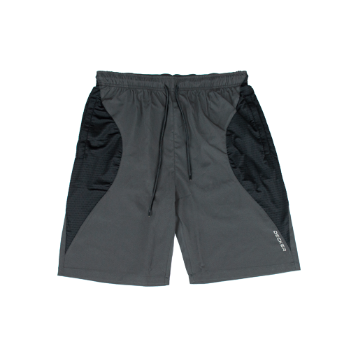[CUS-DFW-SHOR-PER-CRV-BLK-YXXS-LOGO1] Shorts (Curve Shorts) (Logo 1, Youth XXS, Black)